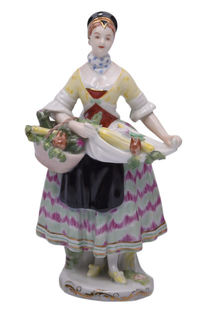 Augarten Porzellan Figur Gemüseverkäuferin – Bild 5