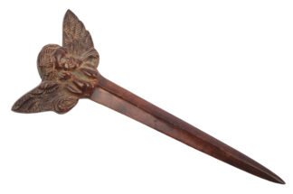 Brieföffner mit Putto Bronze