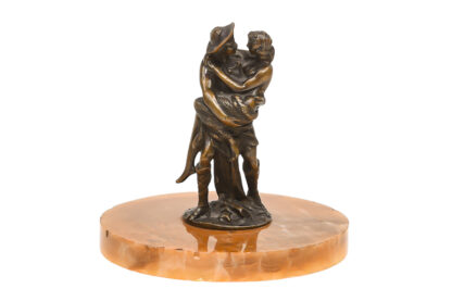 Bronzefigur Liebespaar 1880-1900 Vintage – Bild 2