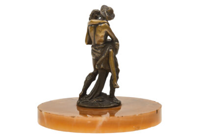 Bronzefigur Liebespaar 1880-1900 Vintage – Bild 3