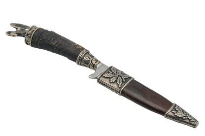 Hirschfänger Jagdmesser Knicker mit Greifvogel