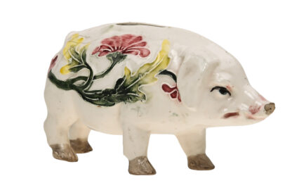 Vintage Money Bank Spardose Sparbüchse Schweinchen Pig – Bild 2