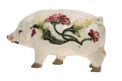 Vintage Money Bank Spardose Sparbüchse Schweinchen Pig – Bild 4