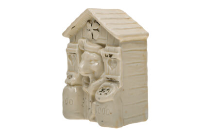 Vintage Money Bank Spardose Sparbüchse Schweinchen mit Haus Pig with House – Bild 3