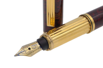 Must de Cartier Füllfeder Fountain Pen Laque de Chine Goldfeder 750/18k – Bild 7