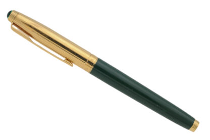 Parker Füllfeder Fountain Pen Gold/Grün Goldfeder 585/14K Vintage – Bild 2