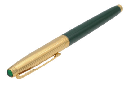 Parker Füllfeder Fountain Pen Gold/Grün Goldfeder 585/14K Vintage – Bild 4