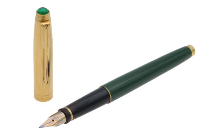 Parker Füllfeder Fountain Pen Gold/Grün Goldfeder 585/14K Vintage – Bild 5