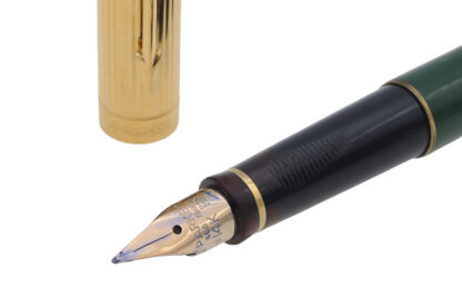 Parker Füllfeder Fountain Pen Gold/Grün Goldfeder 585/14K Vintage – Bild 6