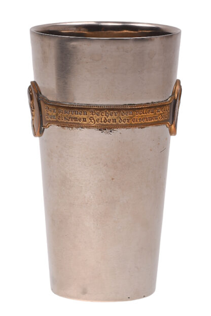 Kaiserbecher Kriegsbecher mit Bildnis von Kaiser Franz Josef und Wilhelm – Bild 4