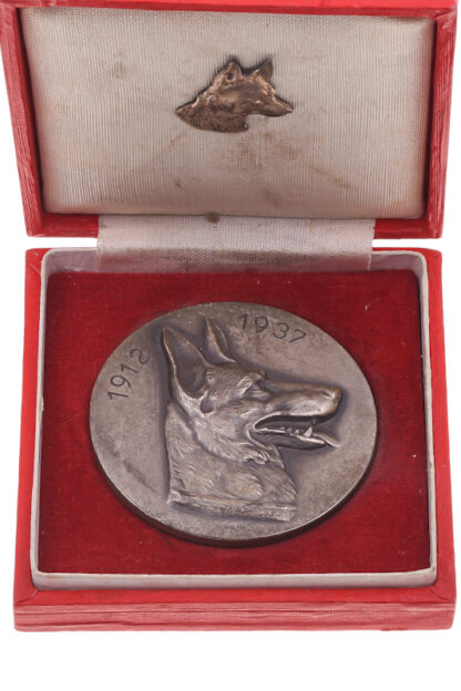Medaille 1912-1937 Ehrenpreis des Ö.S.V Schäferhund – Bild 2