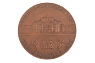 Medaille Wiedereröffnung des Burgtheaters 1955 Per Arten Ad Astra