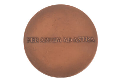 Medaille Wiedereröffnung des Burgtheaters 1955 Per Arten Ad Astra – Bild 2