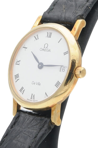 Omega De Ville 14k Gold Watch Armbanduhr – Bild 2