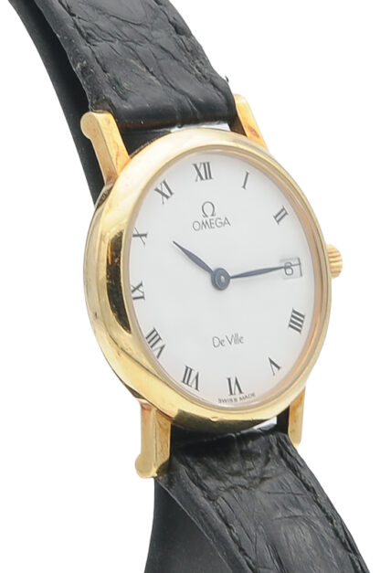 Omega De Ville 14k Gold Watch Armbanduhr – Bild 3