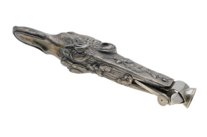 Vintage Cigar Cutter Zigarrenschneider Windhund Greyhound – Bild 6