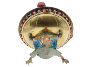 Wiener Bronze Clown als Aschenbecher Firma Bergmann Wien – Bild 6