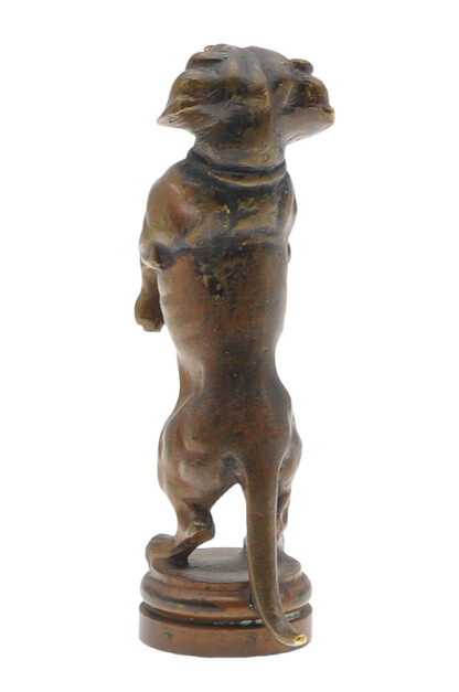 Wiener Bronze Petschaft Dackel – Bild 4
