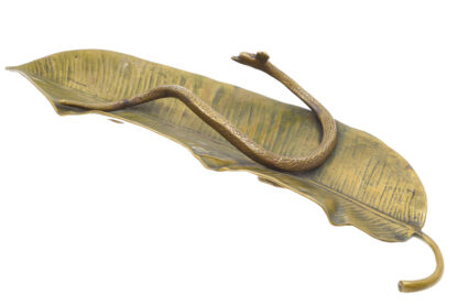 Bronze Schale mit Schlange Snake – Bild 4