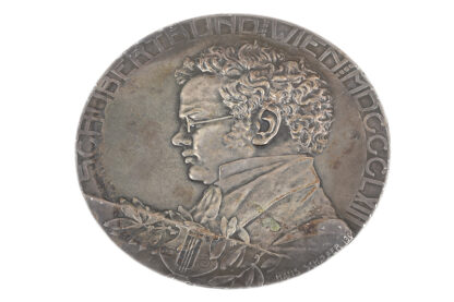 Medaille Wiener Schubertbund 1925 im Orignialetui – Bild 4