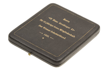Medaille Wiener Schubertbund 1925 im Orignialetui – Bild 7