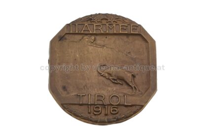 Kappenabzeichen 11. Armee Tirol 1916