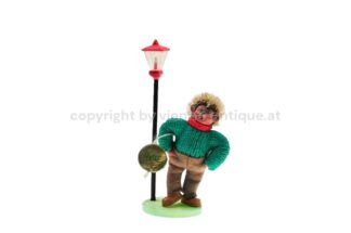 Peter Mecki Figur Mann an Laterne