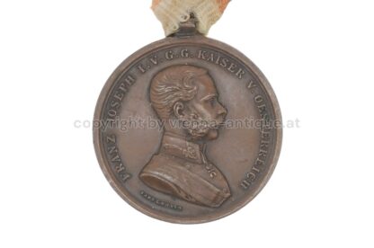 Bronzene Tapferkeitsmedaille Orden Kaiser Franz Josef Der Tapferkeit – Bild 3