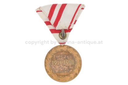 Kriegserinnerungs Medaille Österreich 1914-1918 mit Schwerter – Bild 2