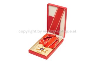 Orden Polonia Restituta 1944 Komturkreuz am Halsband im Originaletui