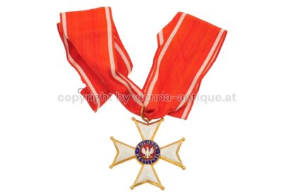 Orden Polonia Restituta 1944 Komturkreuz am Halsband im Originaletui – Bild 2