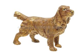 Wiener Bronzefigur Hund Cocker Spaniel