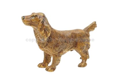 Wiener Bronzefigur Hund Cocker Spaniel – Bild 2