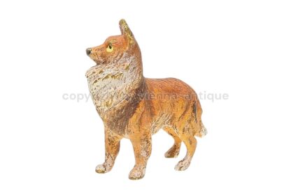 Wiener Bronzefigur Hund Collie – Bild 2