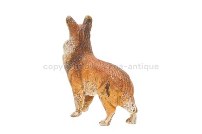 Wiener Bronzefigur Hund Collie – Bild 3
