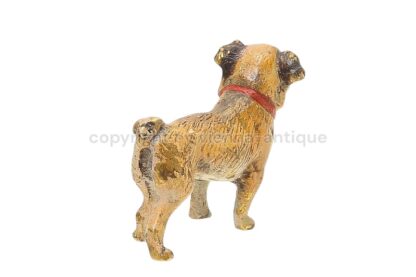 Wiener Bronzefigur Hund Mops Bergmann – Bild 3