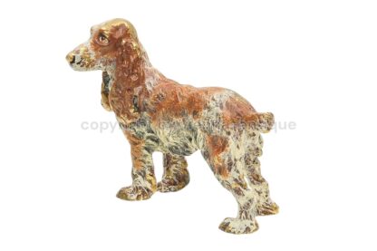 Wiener Bronzefigur Hund englischer Cocker Spaniel – Bild 2