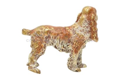 Wiener Bronzefigur Hund englischer Cocker Spaniel – Bild 3