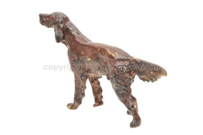 Wiener Bronzefigur Hund englischer Setter – Bild 3