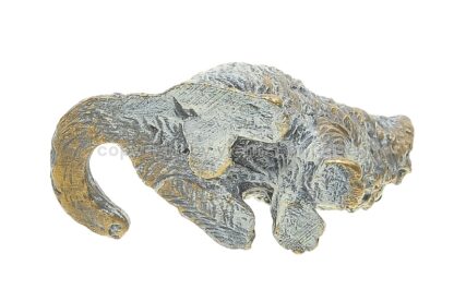 Wiener Bronzefigur sitzende Katze – Bild 3