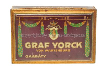 Zigarettendose Graf Yorck von Wartenburg Werbedose
