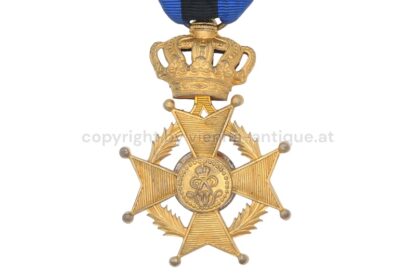 goldenes Ritterkreuz zum belgischen Orden König Leopold II mit Lorbeer – Bild 5