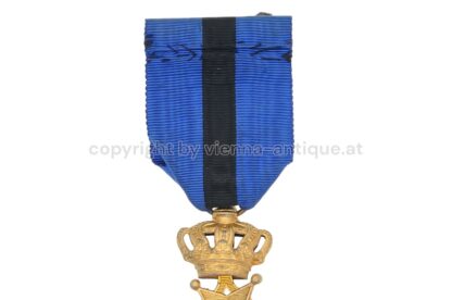 goldenes Ritterkreuz zum belgischen Orden König Leopold II mit Lorbeer – Bild 6