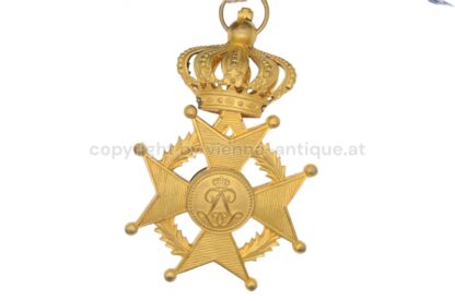 Goldenes Komturkreuz zum belgischen Orden König Leopold II am Band – Bild 6