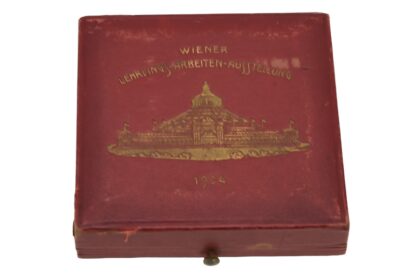Medaille Wiener Lehrlingsarbeiten Ausstellung 1904 im Originaletui – Bild 5