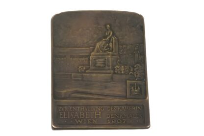 Medaille zur Enthüllung des Kaiserin Elisabeth Denkmales Wien 1907 – Bild 2