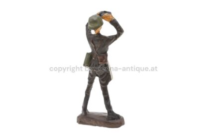 Hausser Elastolin Offizier Luftwaffe Beobachter mit Fernglas – Bild 2