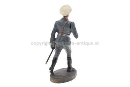 Hausser Elastolin Offizier salutierend mit beweglicher Grusshand – Bild 4
