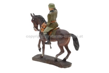 Hausser Elastolin Soldat Offizier salutierend zu Pferd – Bild 3