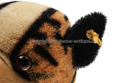 Steiff Bully Bulldog Vintage ca 1950 Made in US Zone Länge 25cm – Bild 4